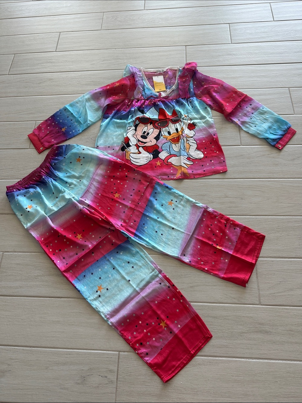 Print of the Mickey & Donald Ducks pajamas sets